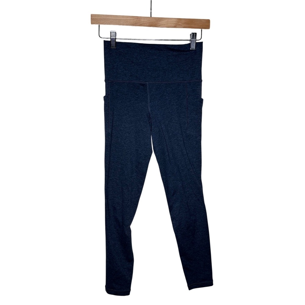 Athleta Salutation Stash Pocket II Softluxe Tight  Leggings Gravel 7/8 Size XS